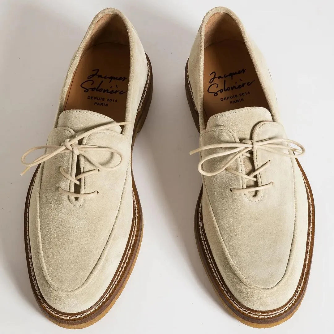 Shoes Latte Suede All Over