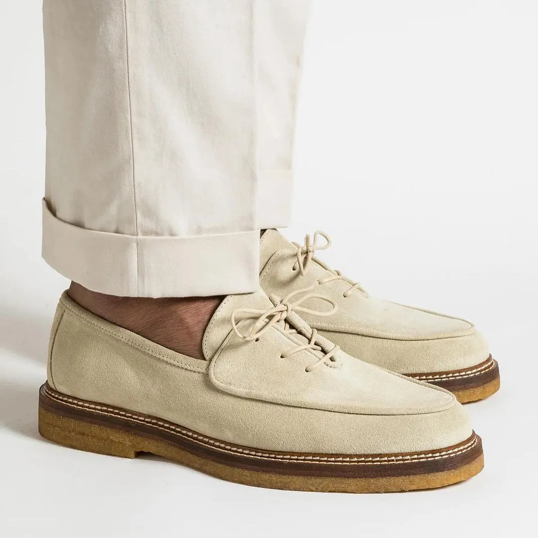 Shoes Latte Suede All Over