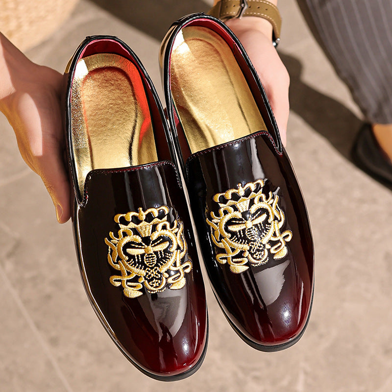Men's Embroidered Loafers