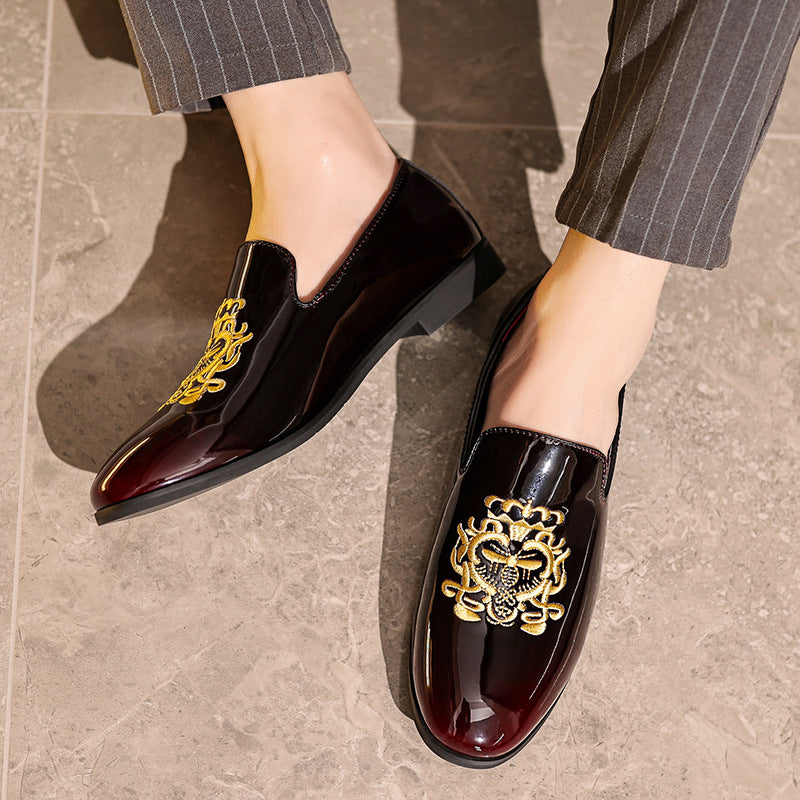 Men's Embroidered Loafers