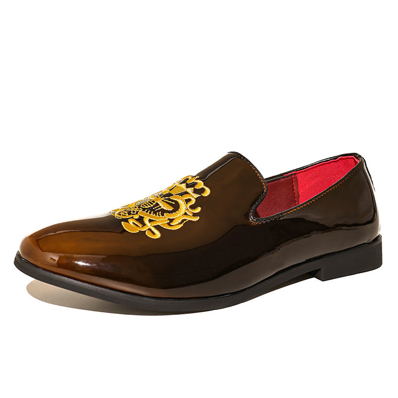 Men's Embroidered Loafers