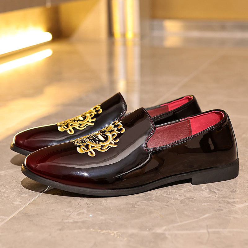 Men's Embroidered Loafers