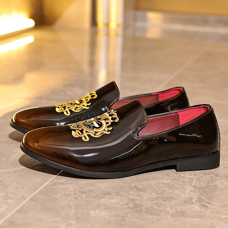 Men's Embroidered Loafers