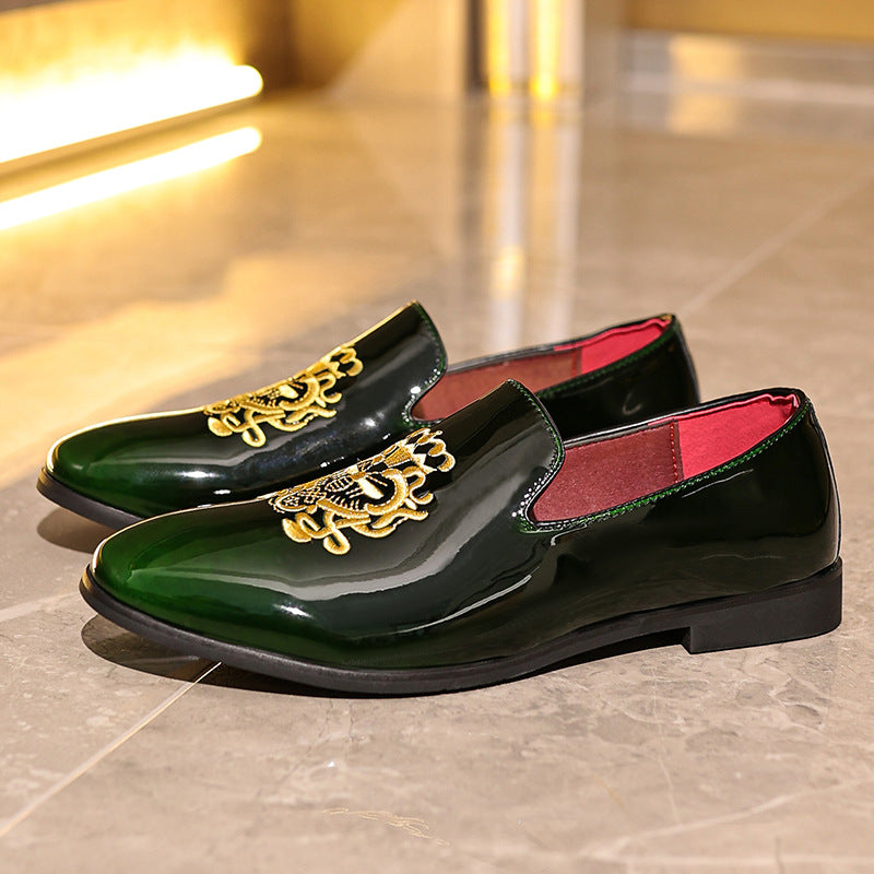 Men's Embroidered Loafers