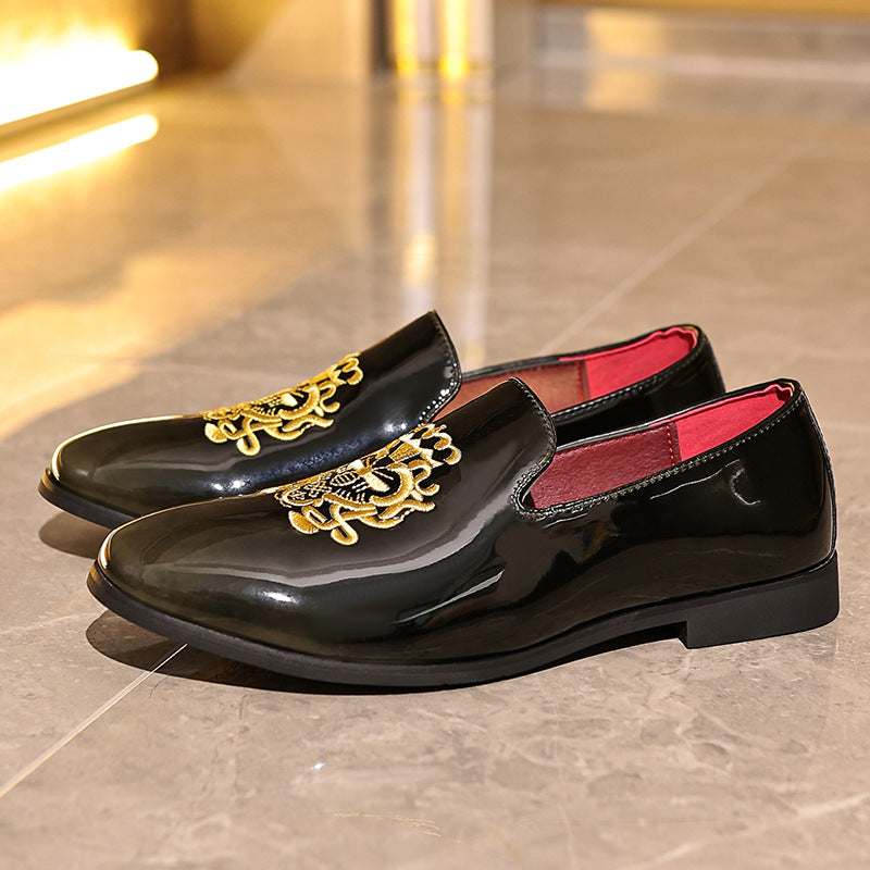 Men's Embroidered Loafers