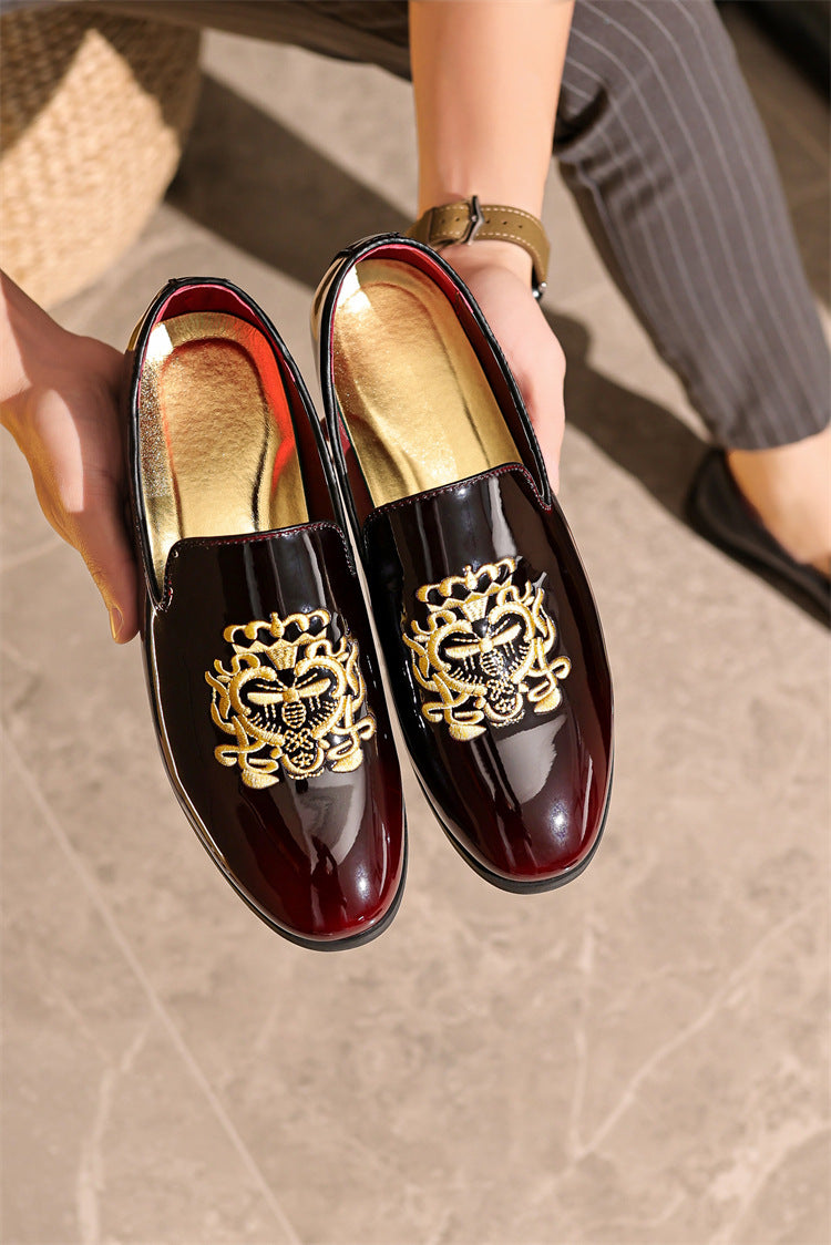 Men's Embroidered Loafers