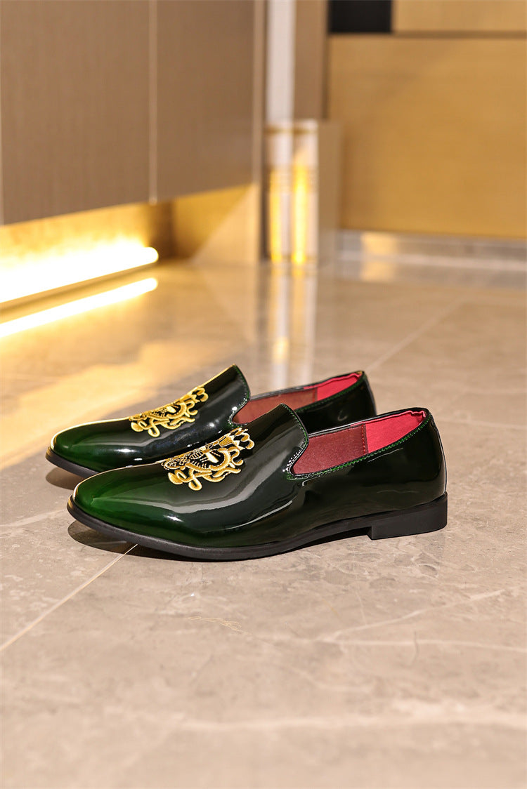 Men's Embroidered Loafers