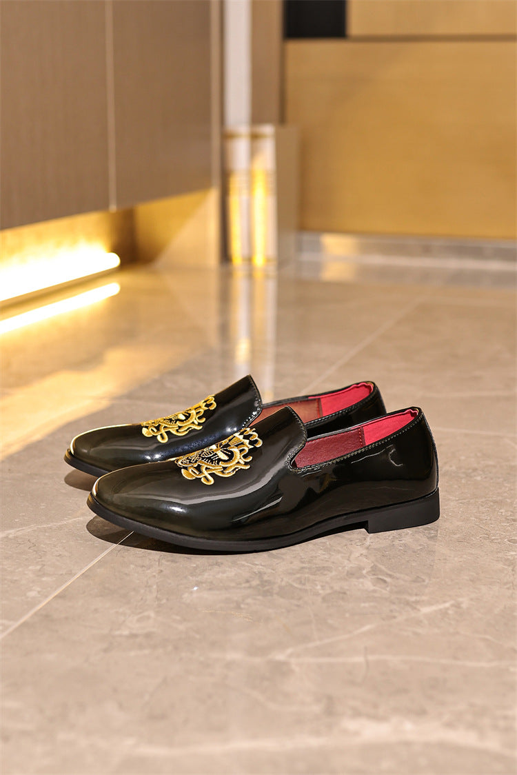 Men's Embroidered Loafers