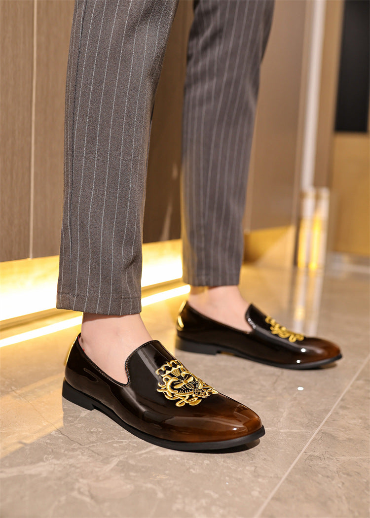 Men's Embroidered Loafers