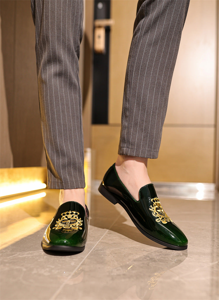 Men's Embroidered Loafers