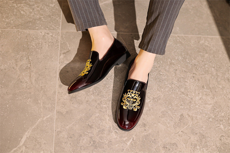 Men's Embroidered Loafers