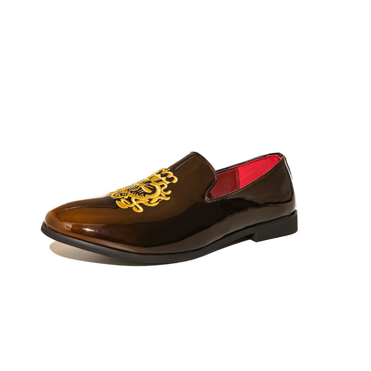 Men's Embroidered Loafers