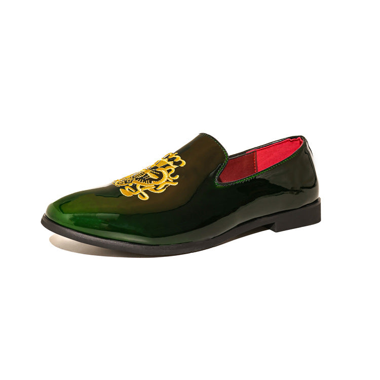 Men's Embroidered Loafers