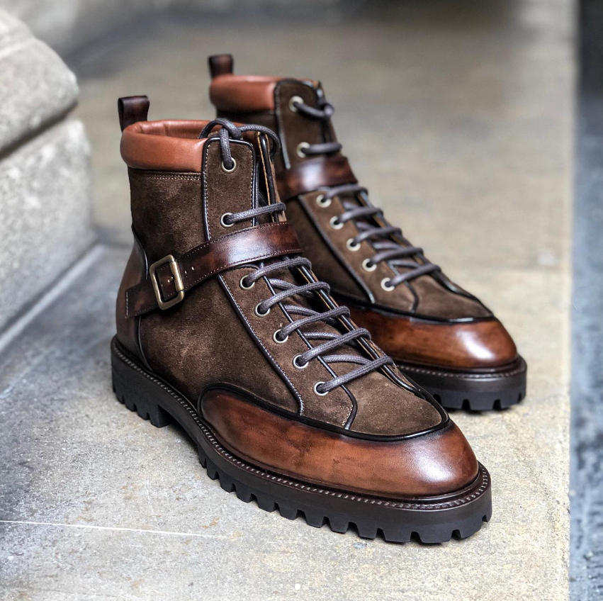 Kubilaï Boots St Moritz Sole, Tabacco Brown