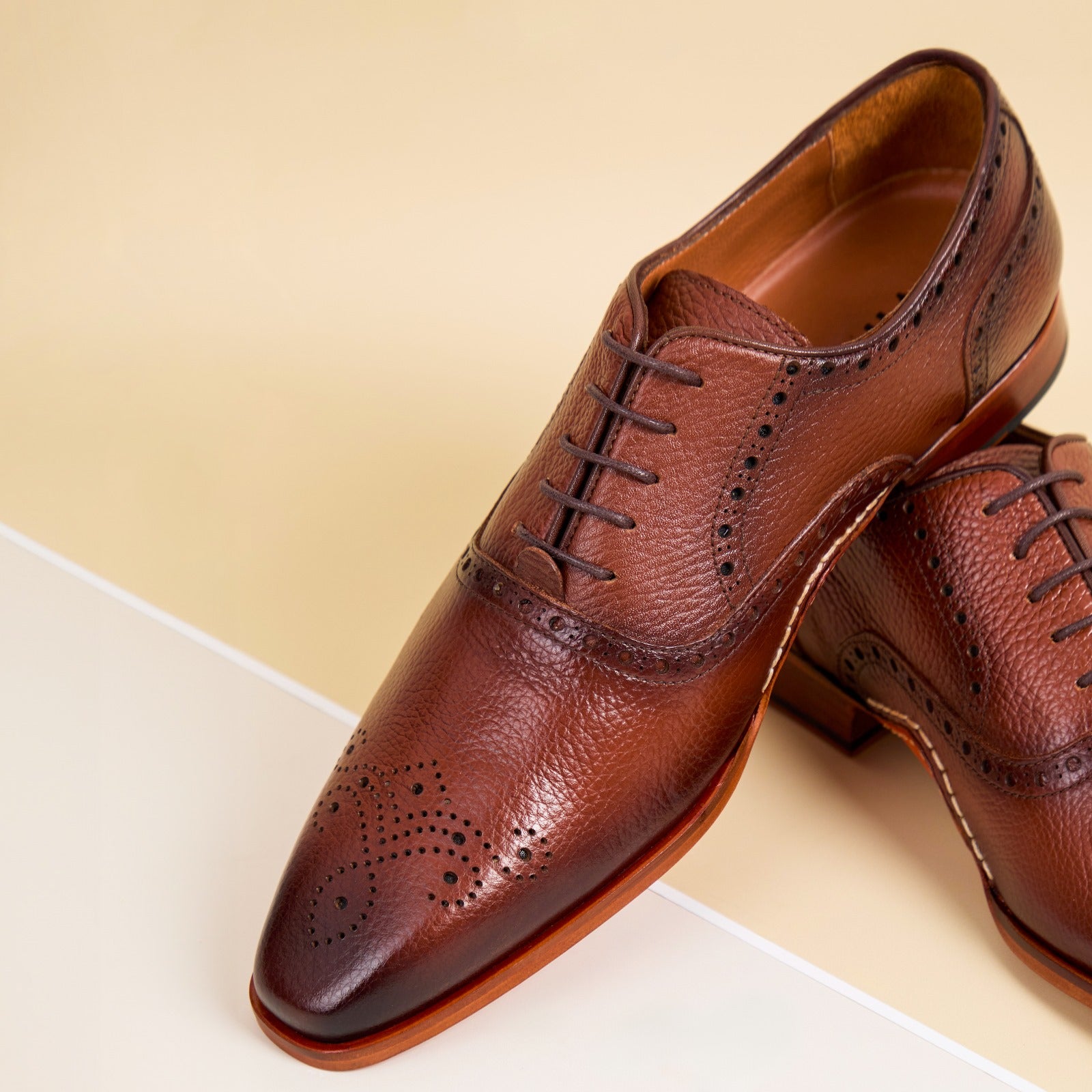 The Rockwell Handmade Cap Toe Men Shoe