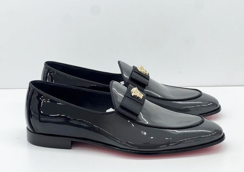 Elegant Patent Leather slip-on Loafer - Red