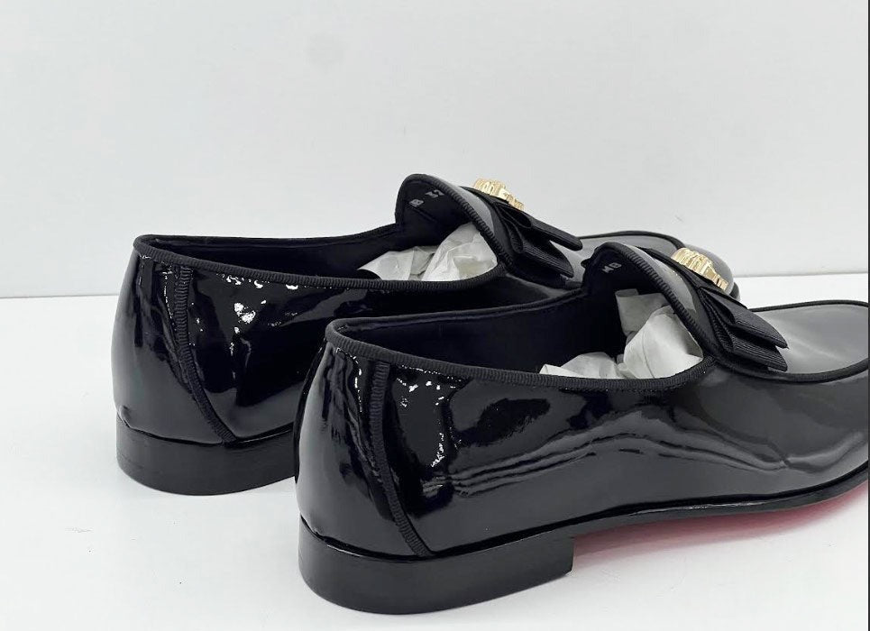 Elegant Patent Leather slip-on Loafer - Red