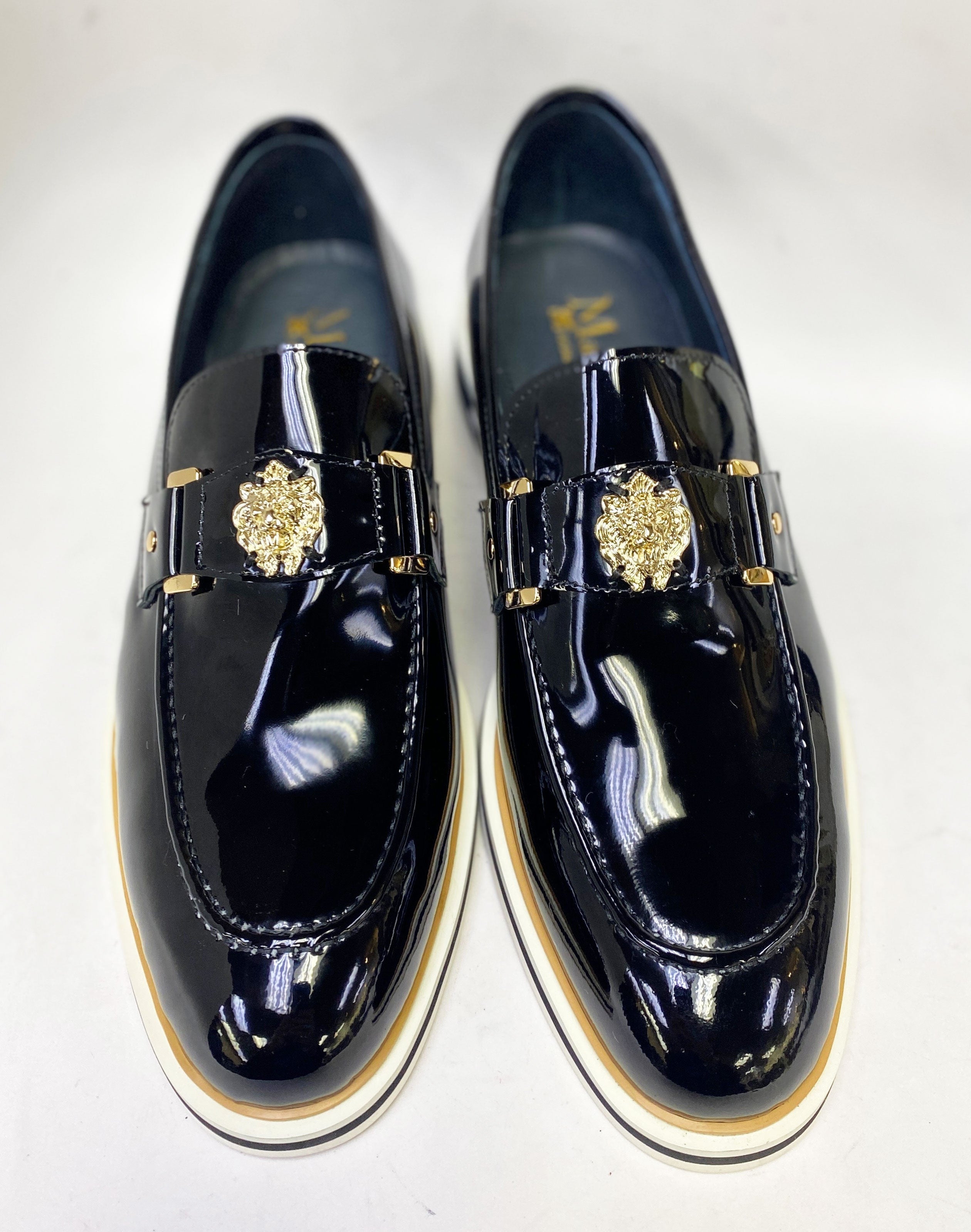 Goldtone Medusa new slip-on Loafers