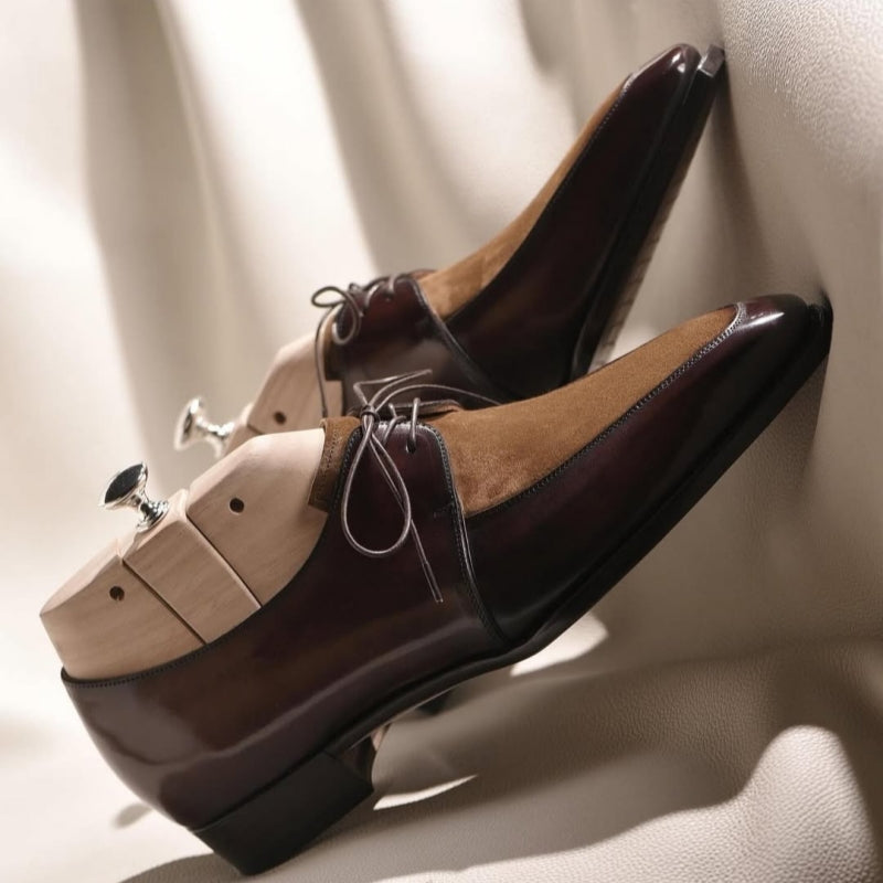 Suede Two Eyelet Derby