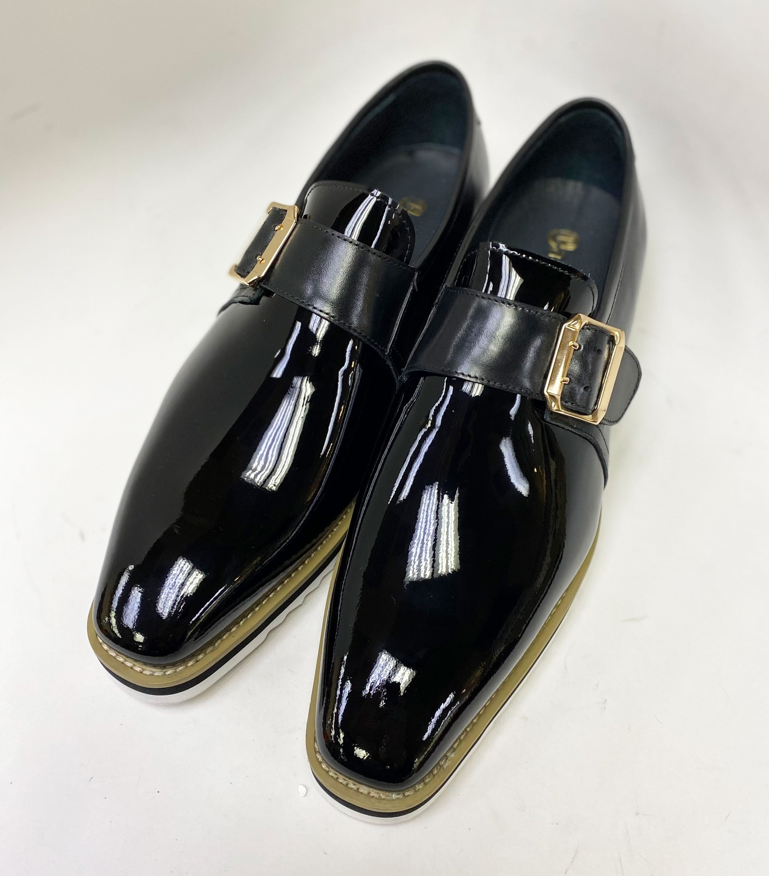 Gorgeous Patent Leather Slip on Monkstrap