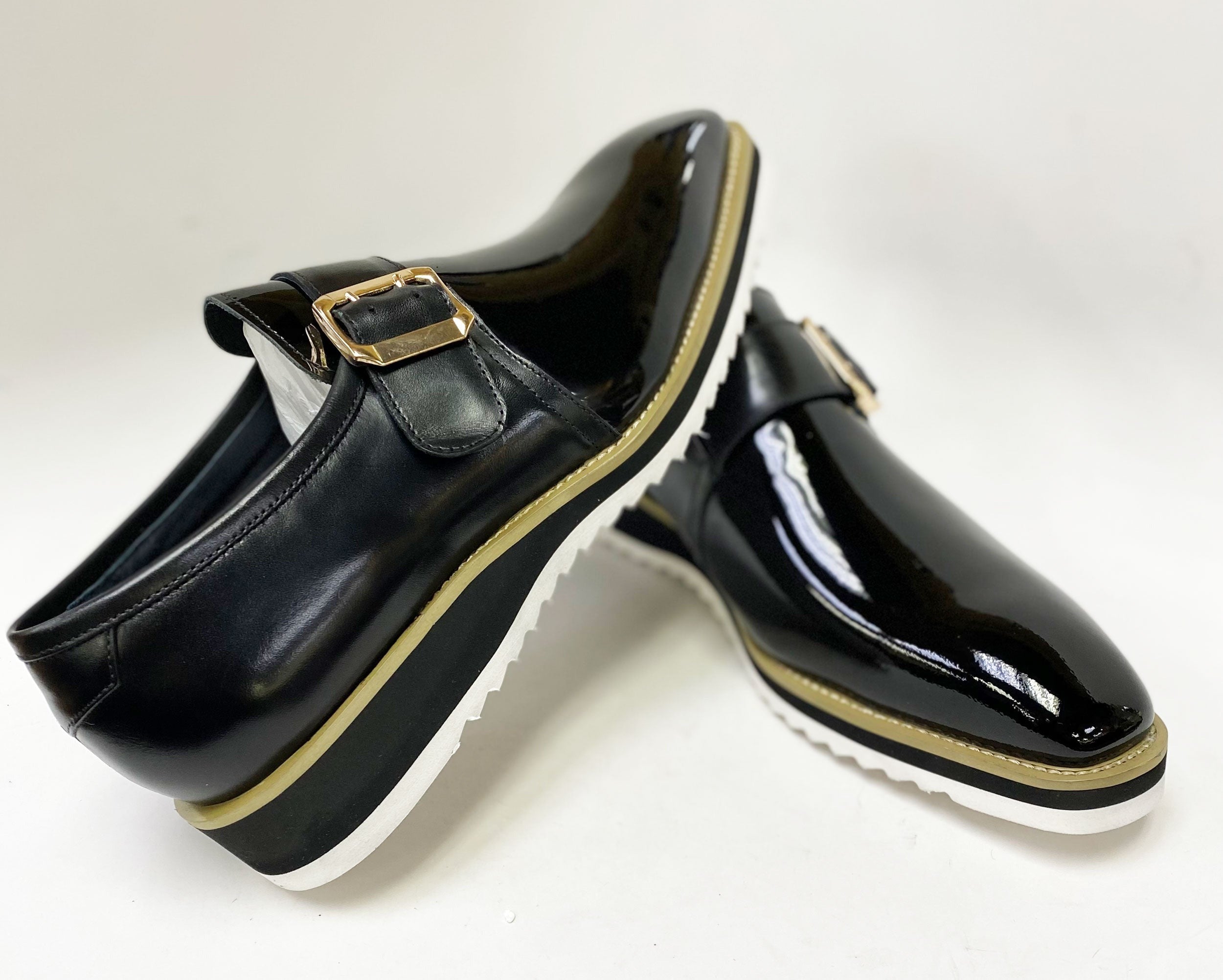 Gorgeous Patent Leather Slip on Monkstrap