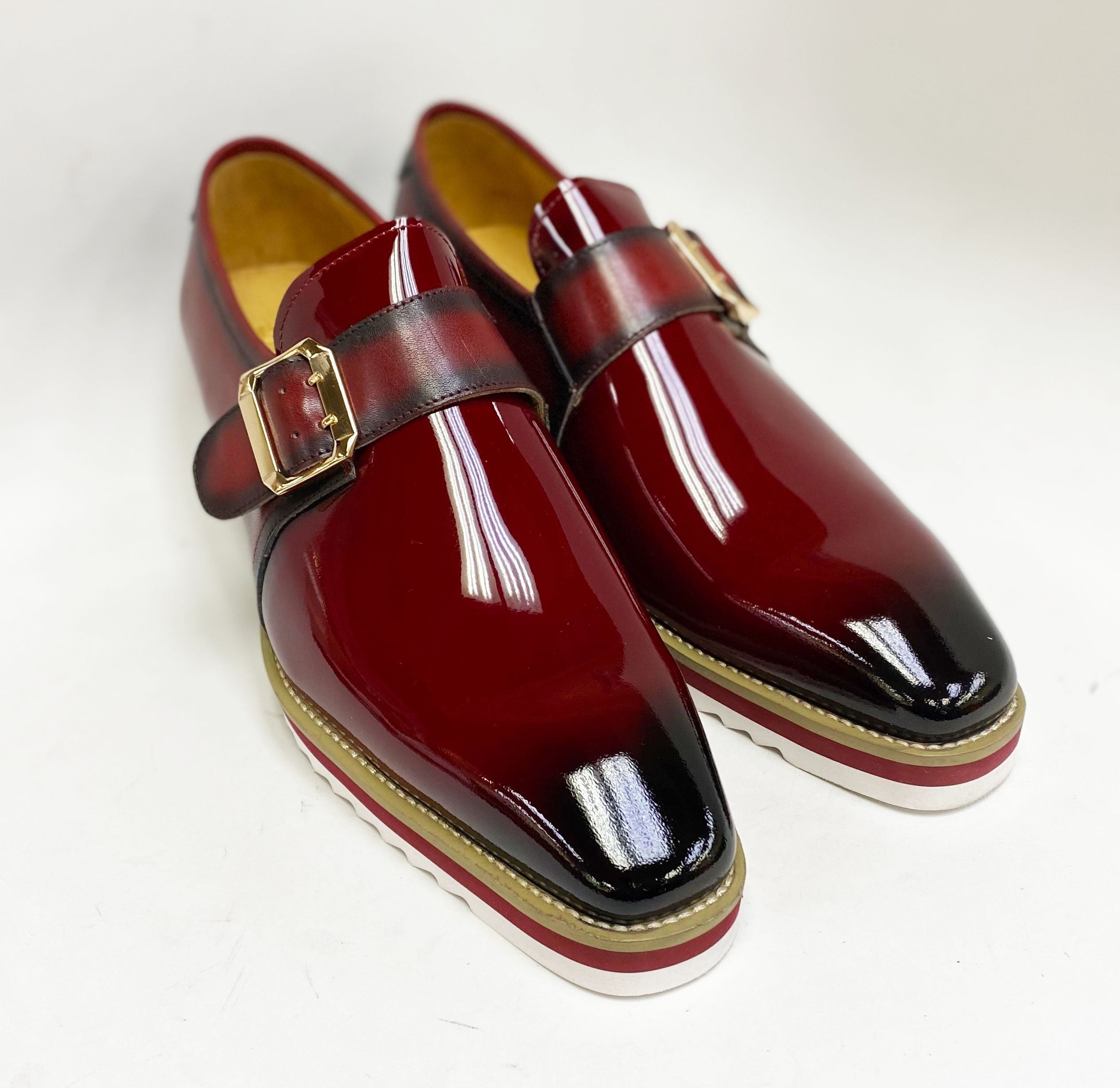 Gorgeous Patent Leather Slip on Monkstrap