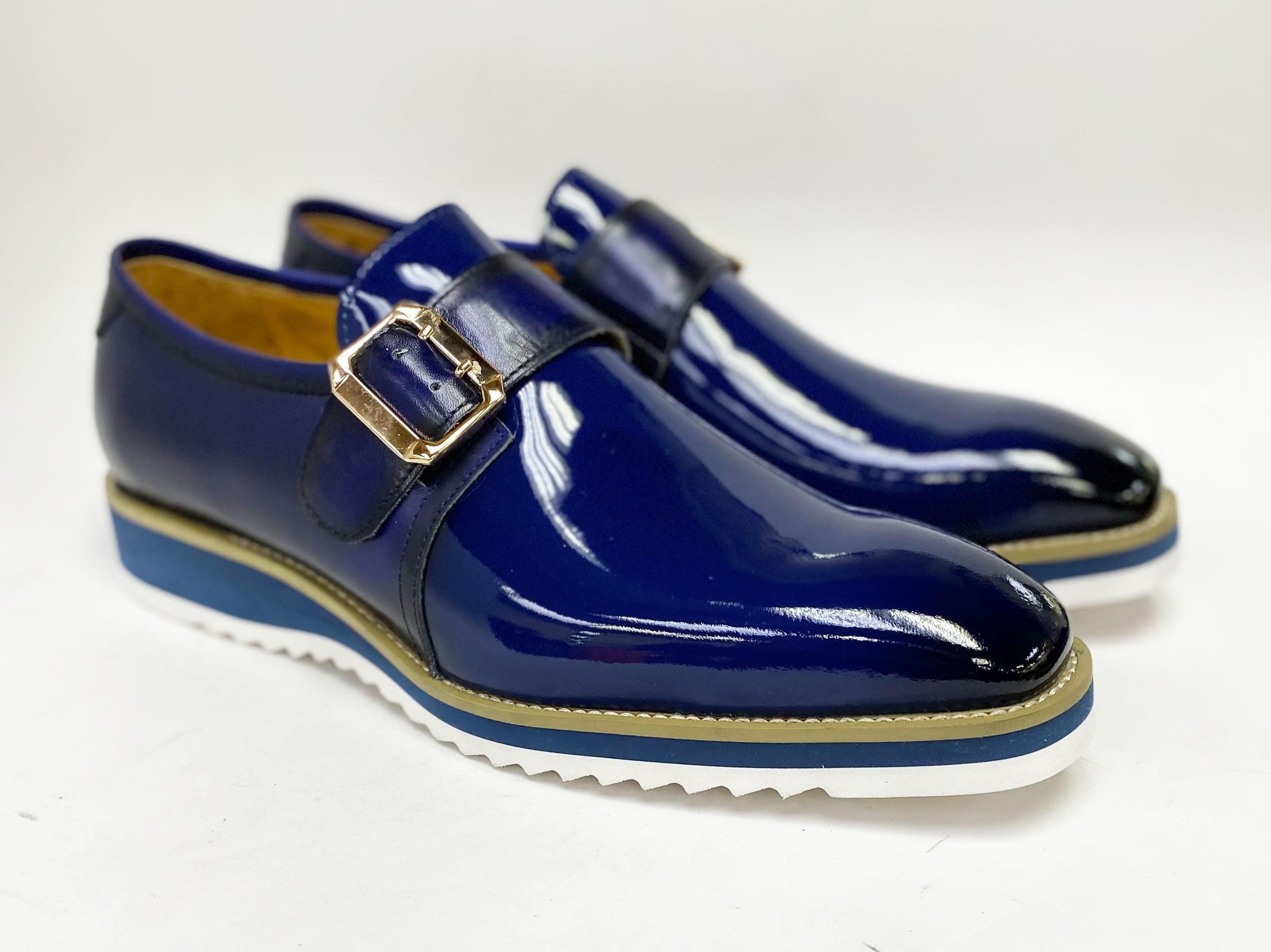 Gorgeous Patent Leather Slip on Monkstrap