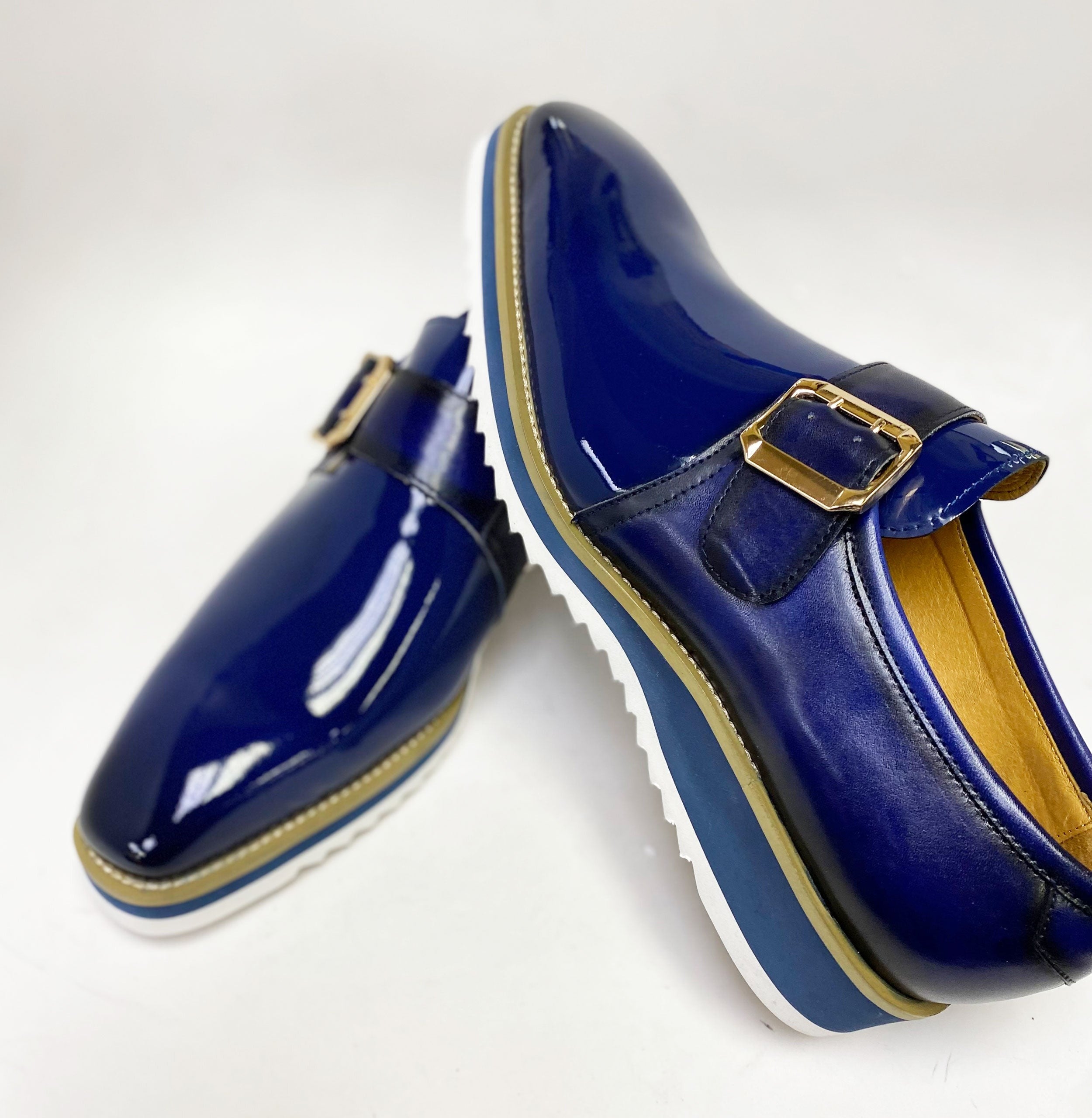 Gorgeous Patent Leather Slip on Monkstrap
