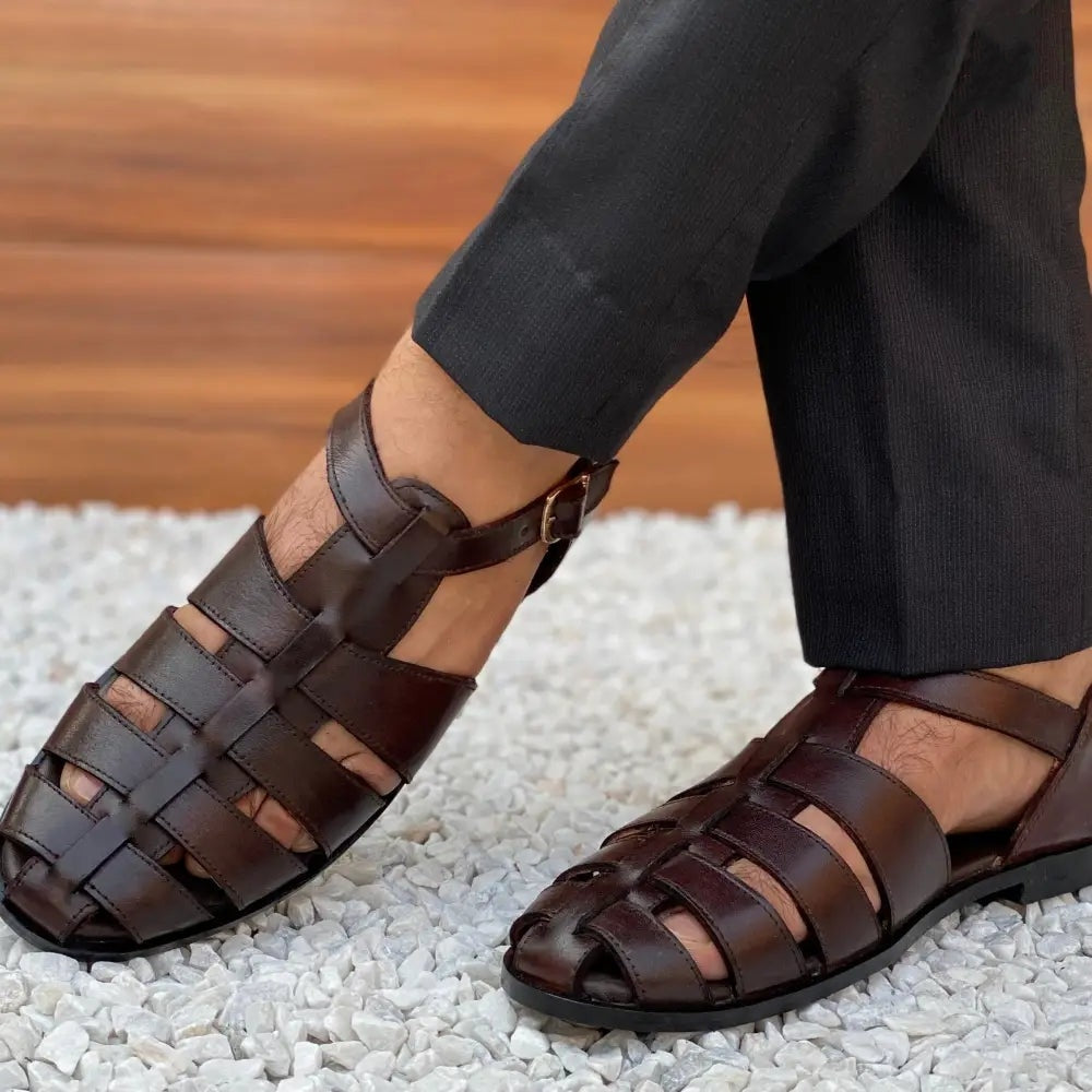 Degora Pure Leather Handmade Sandal-3468