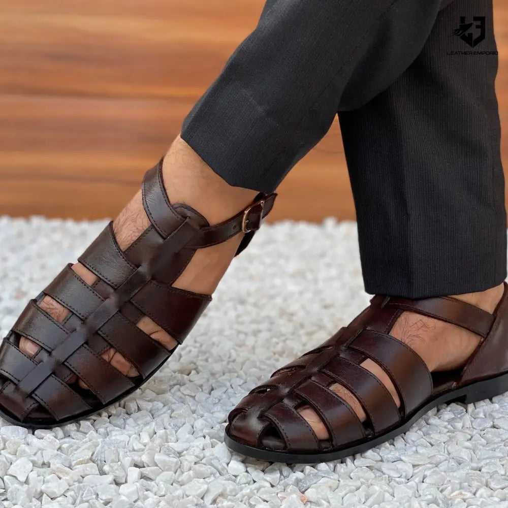 Degora Pure Leather Handmade Sandal-3468