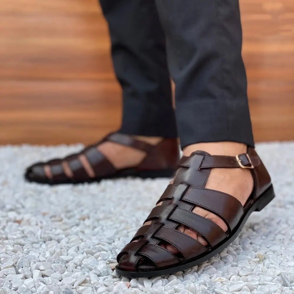 Degora Pure Leather Handmade Sandal-3468
