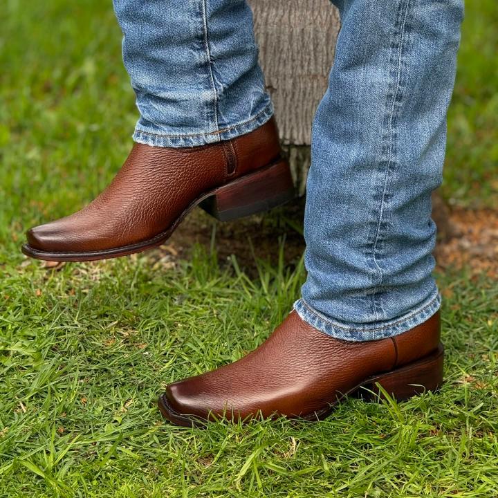 Original Deerskin Zipper Cowboy Boots
