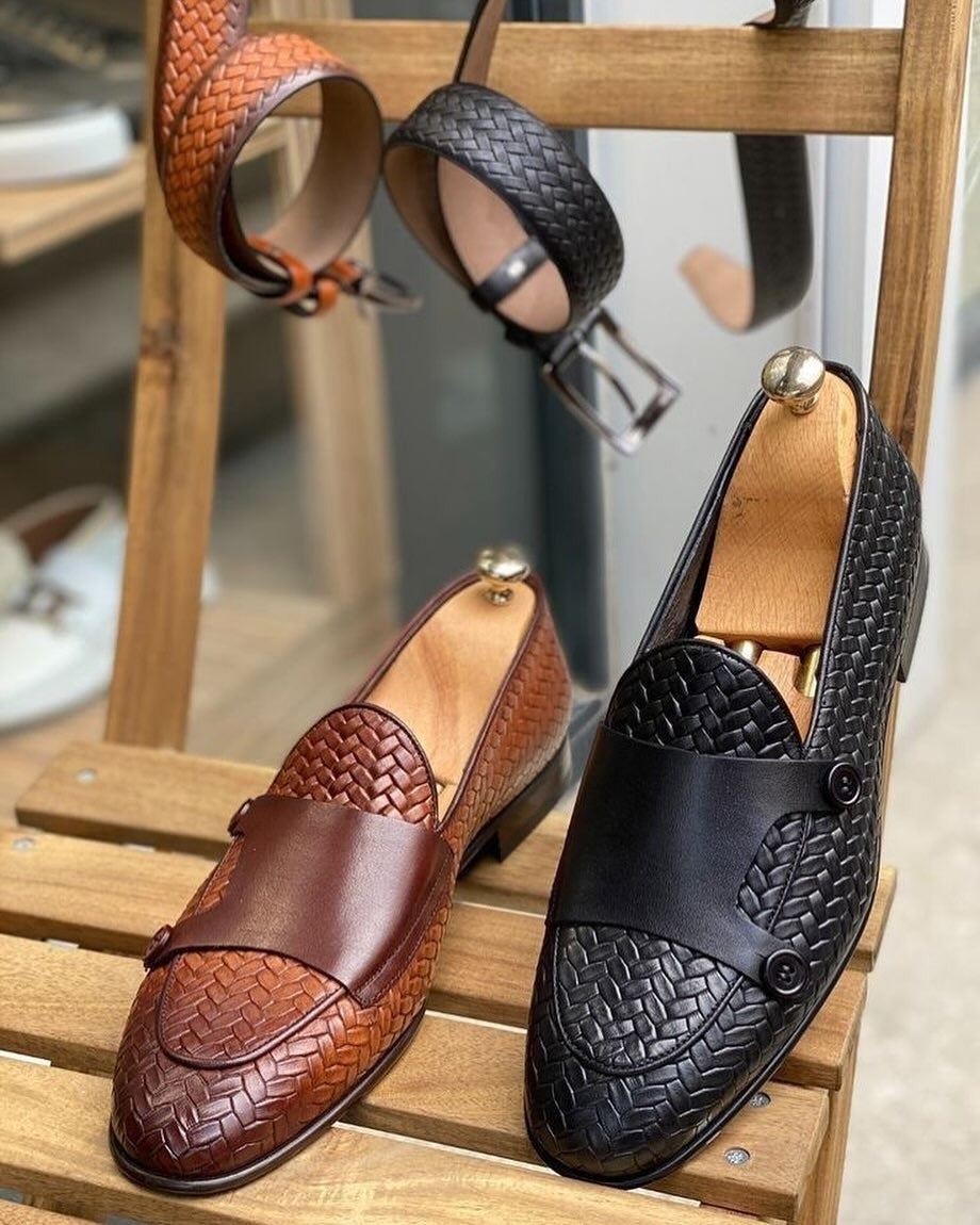 Pure Leather Handmade Shoes-139