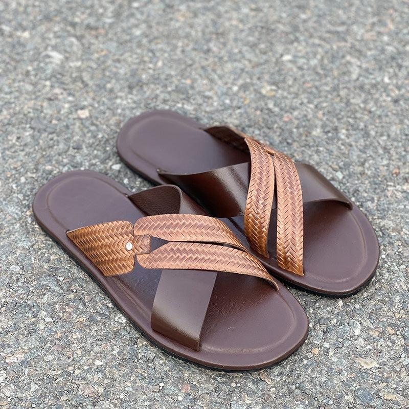 Degora Pure Leather Handmade Chappal Sandals