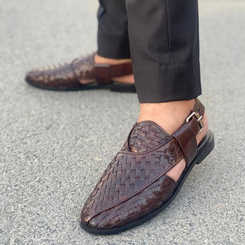 Knitted Peshawari Chappal S-0690