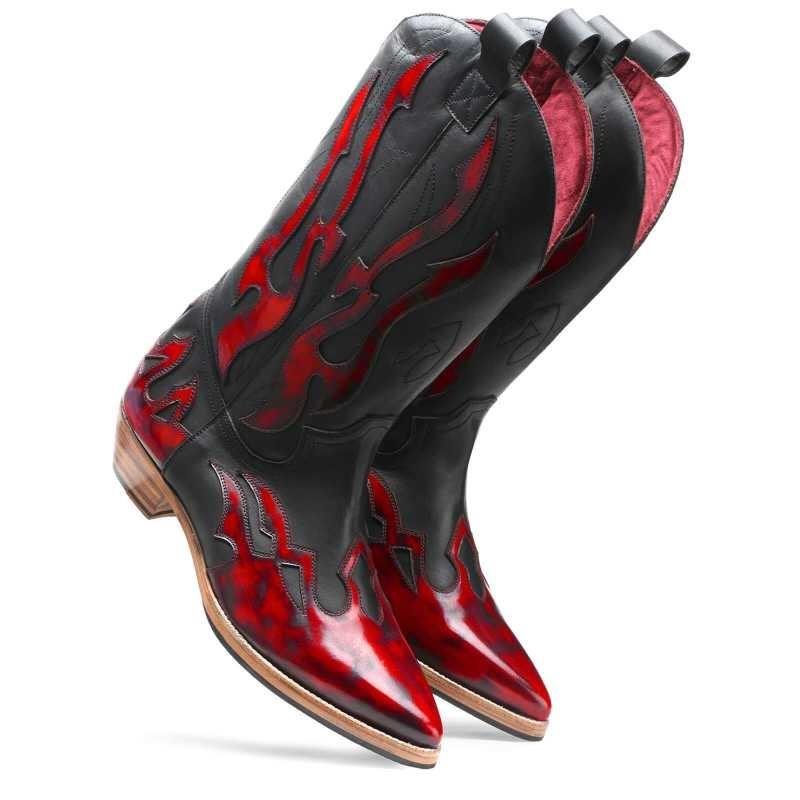 Oniell Handpainted Cowboy Boots