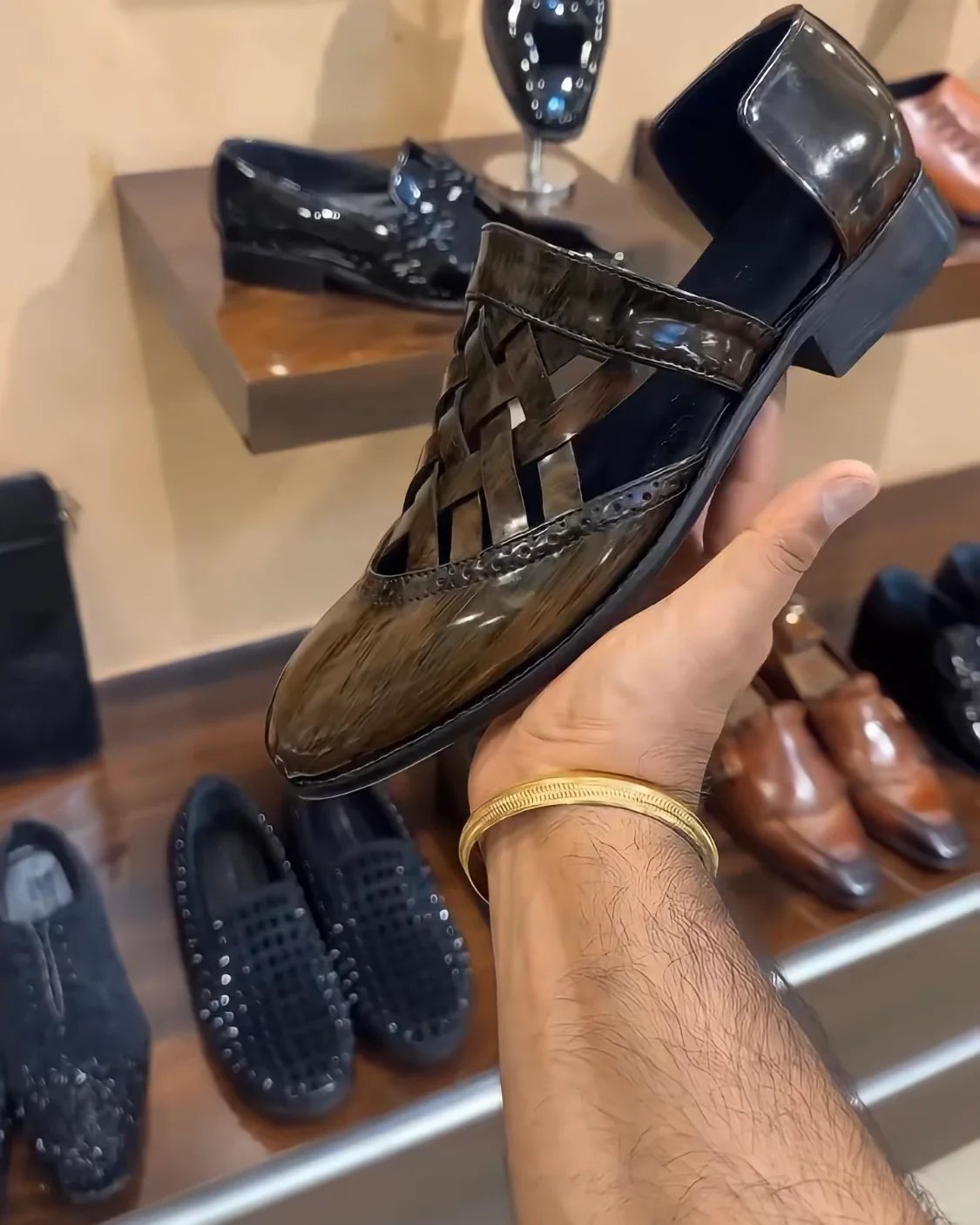 The Authentic Patina Braided Sandals