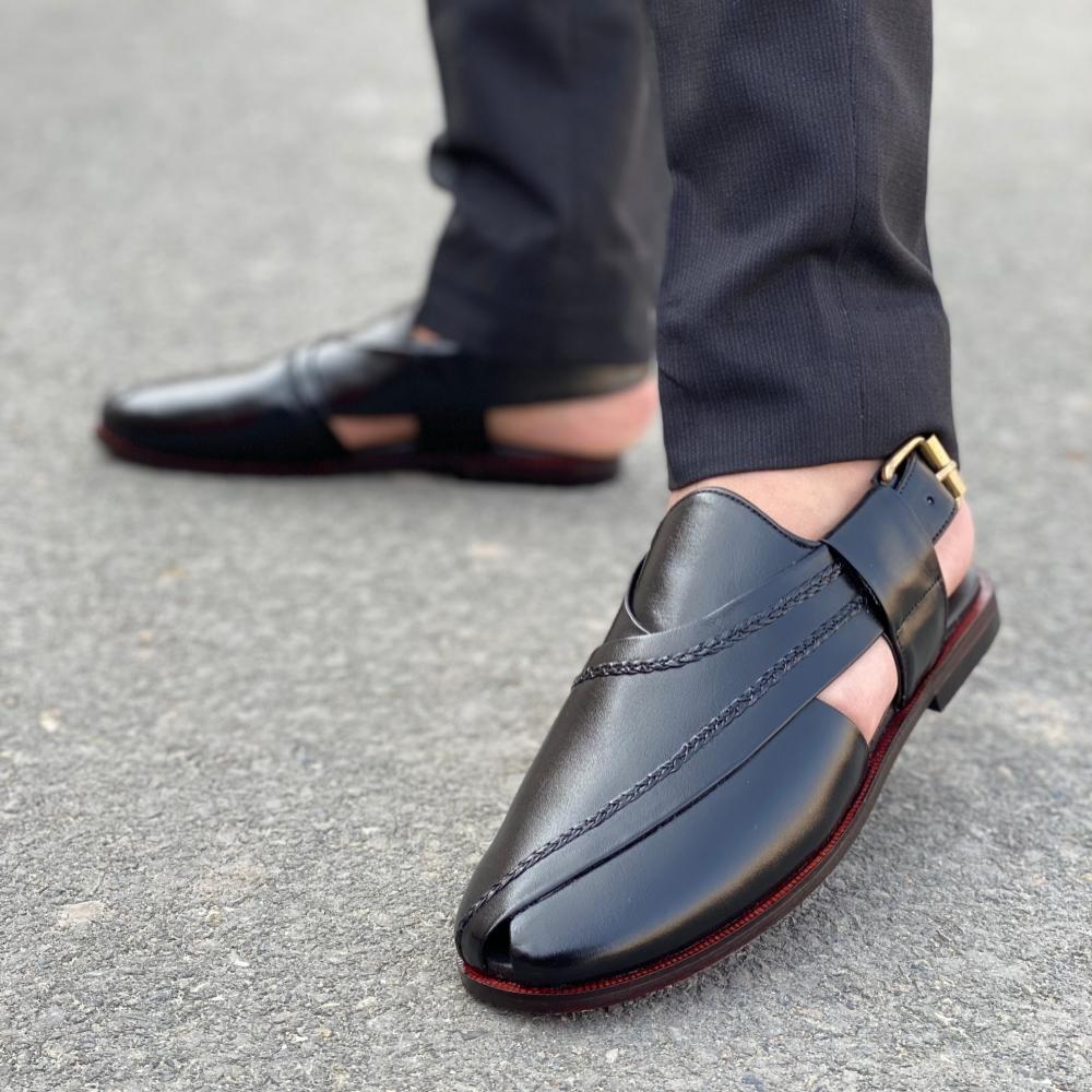 Hedgez Pure Leather Handmade Peshawari Classic- 330