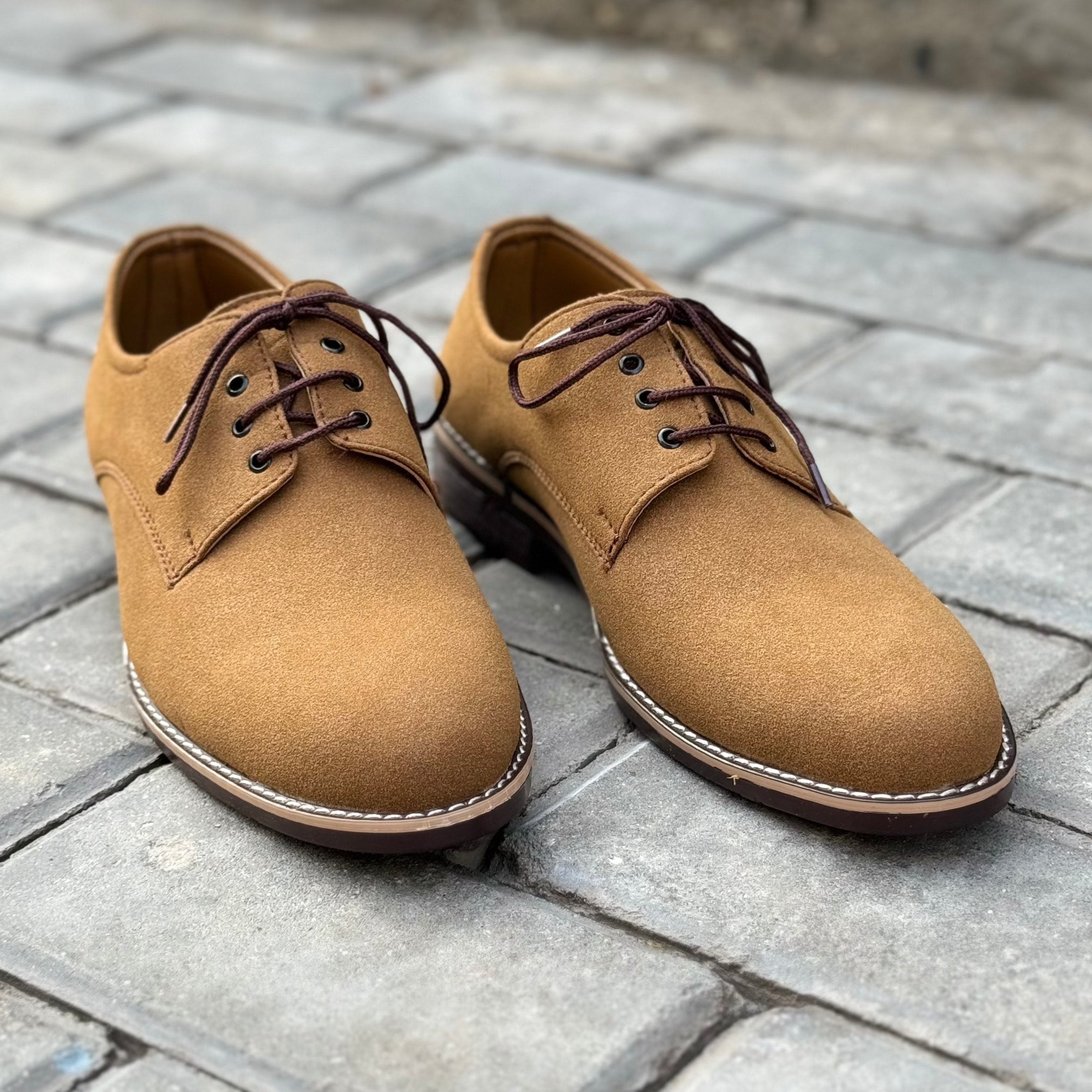 Handmade Sueded Lace Shoes