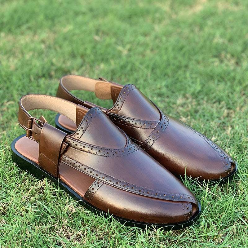 Degora Pure Leather Handmade Kheri/Peshawari Chappal-174