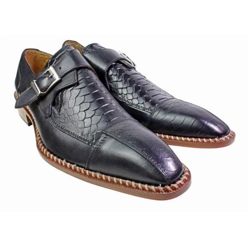 Doula B Black Monk Straps Calfskin