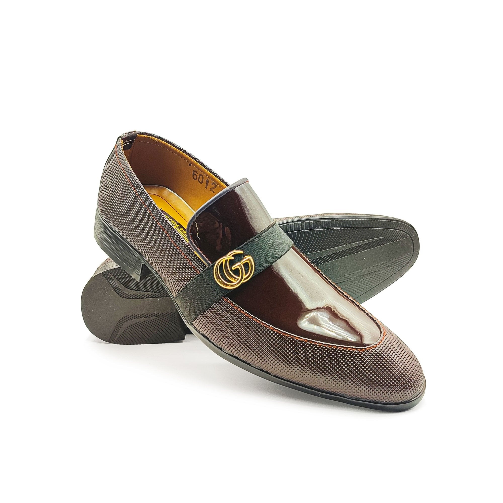 Pure handmade shoes -6012 Brown