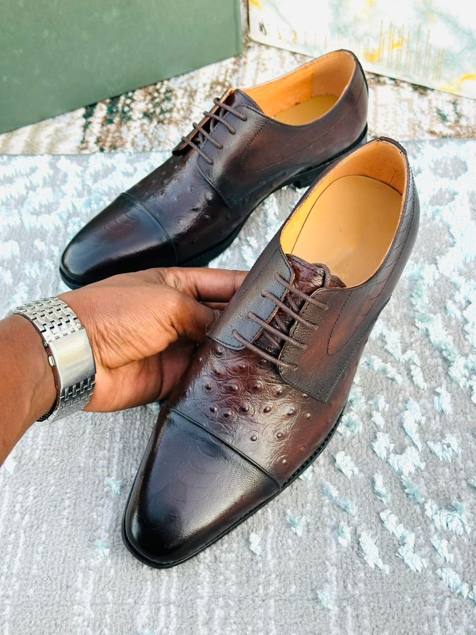 Pure Leather Handmade Shoes - 1107