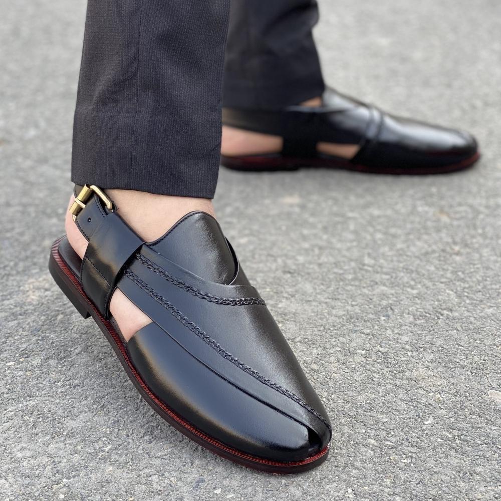 Hedgez Pure Leather Handmade Peshawari Classic- 330