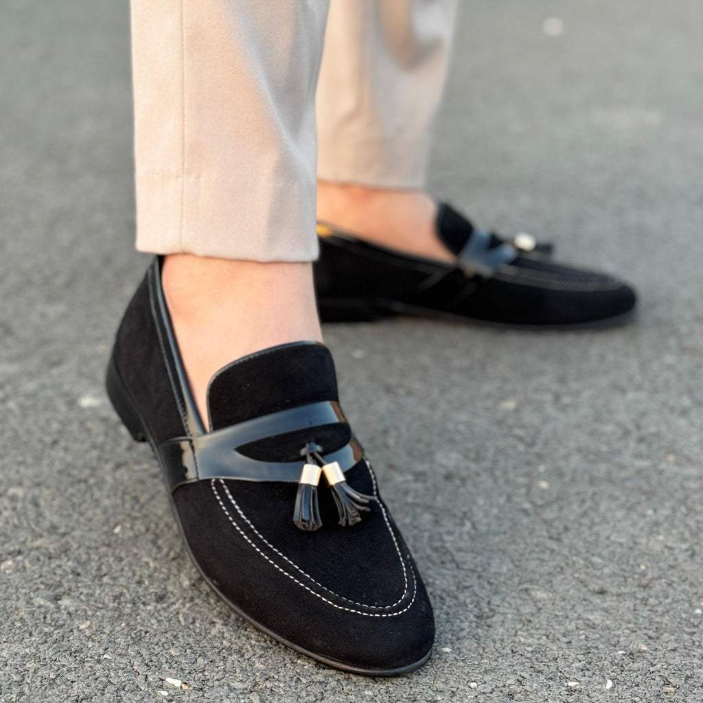The Brocks Tussel Loafer- 2454 Black