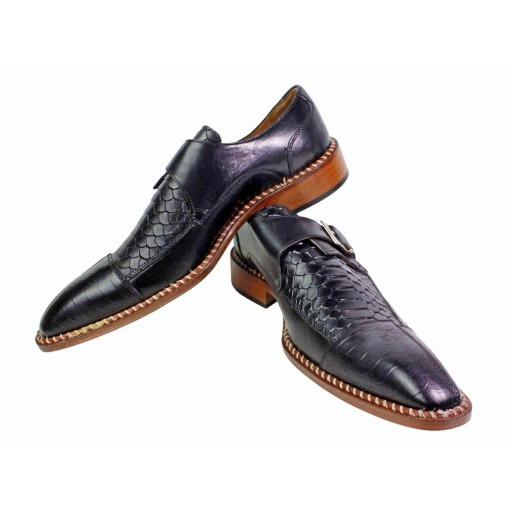 Doula B Black Monk Straps Calfskin