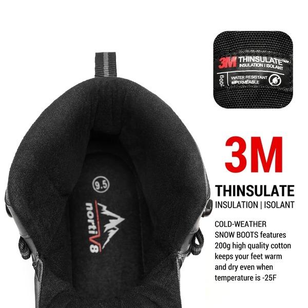 Men's Waterproof Snow Hiking Boots