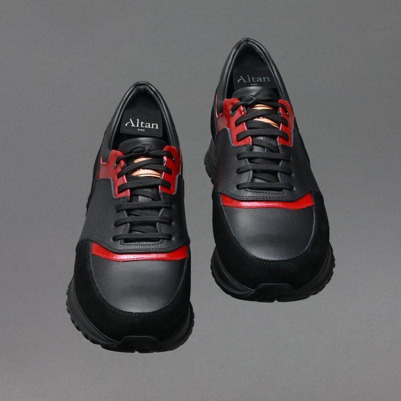 Sneaker Kost in Calf leather, tri-materials