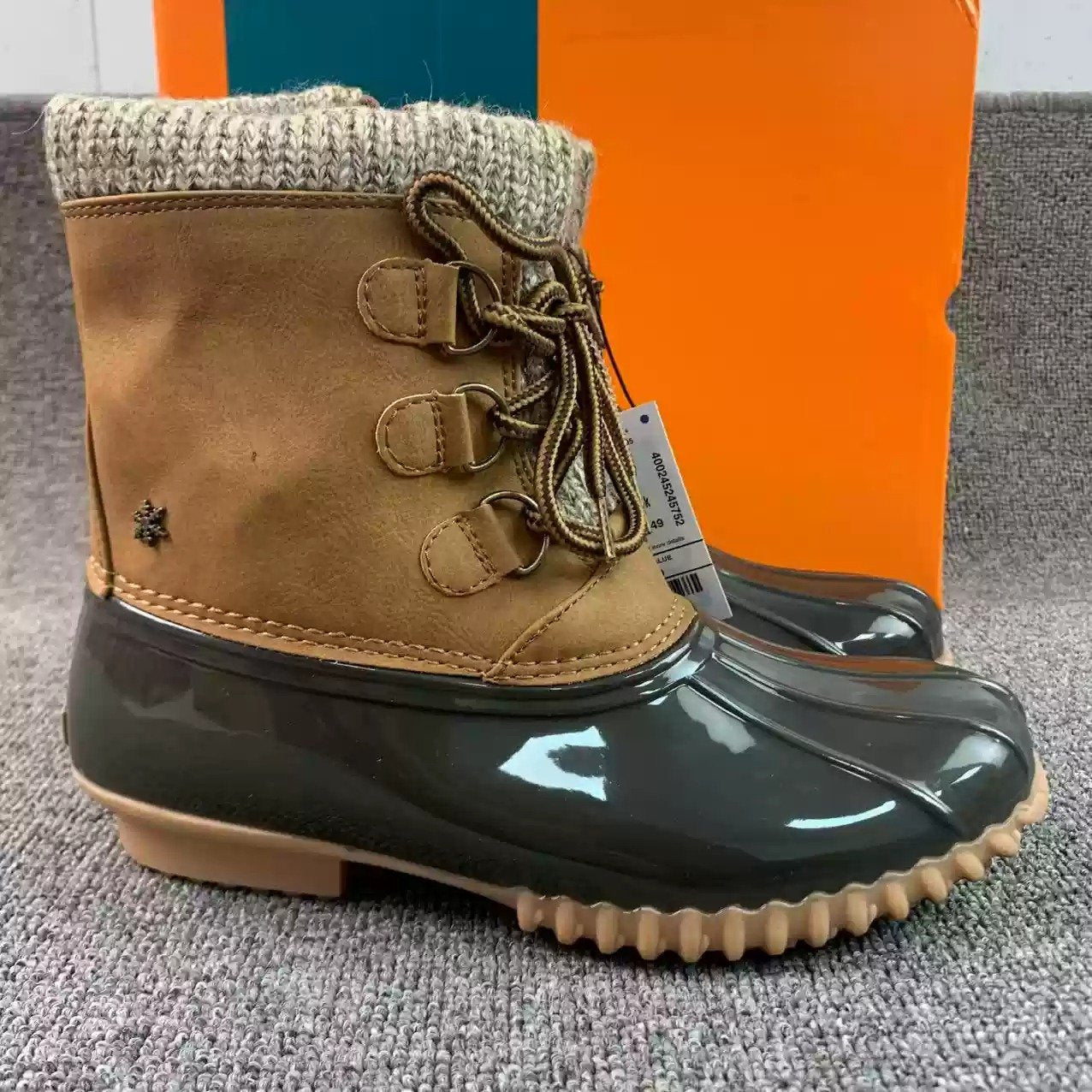 Outdoor Cold Anti-Slip Rain Padded Warm Mid-Calf Snow Boots
