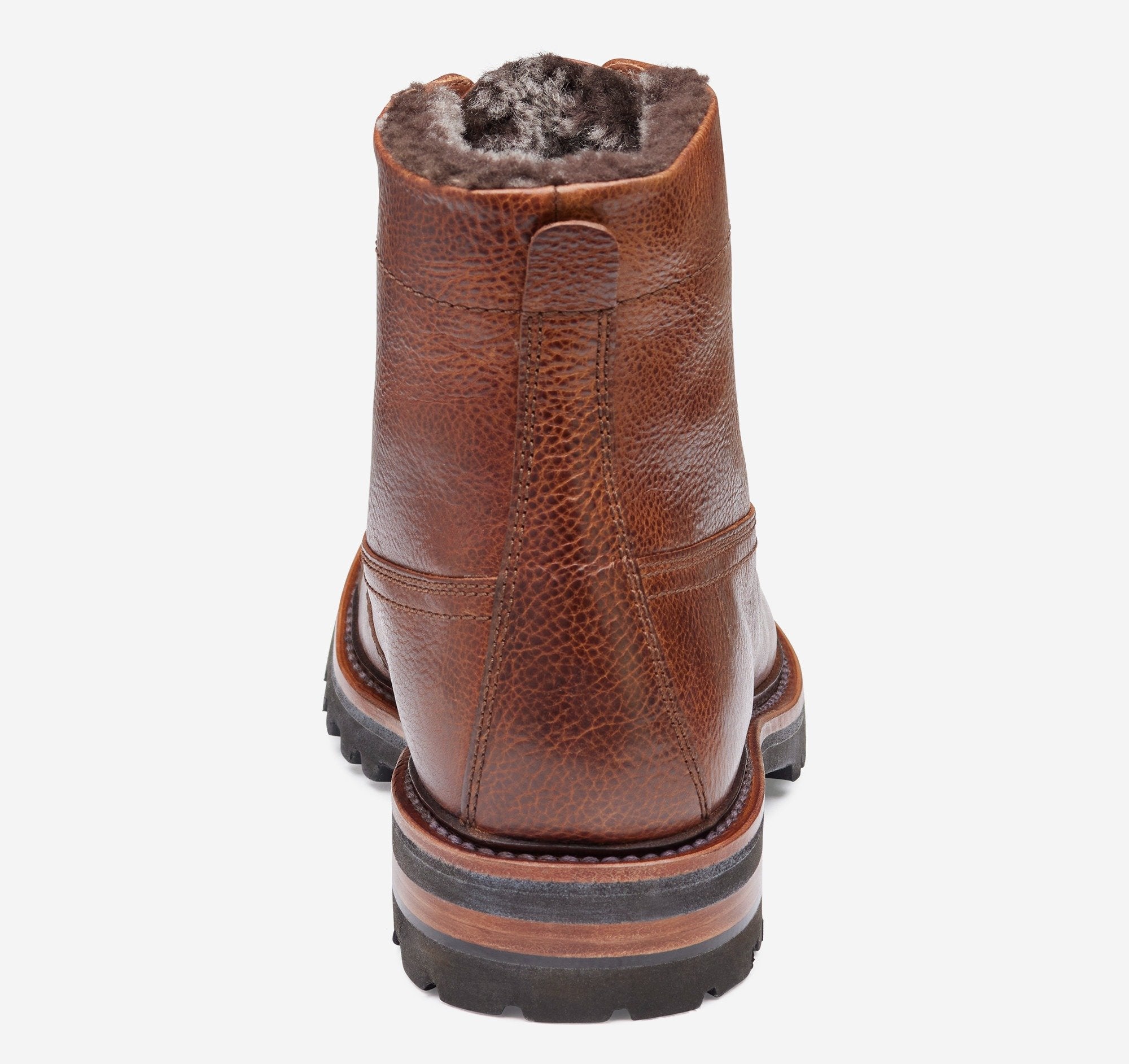 Dudley Lug Cap Toe Shearling Boot